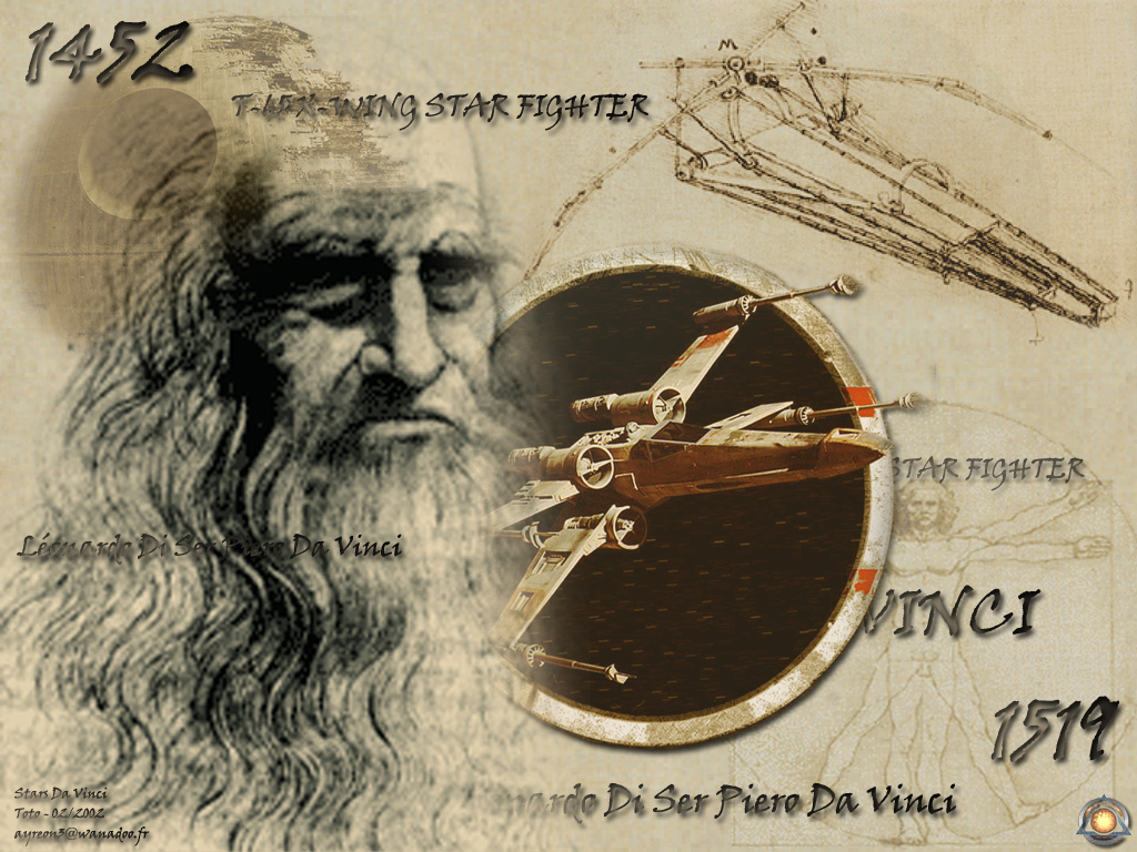 Fonds d'cran Art - Numrique Abstrait Stars Da Vinci