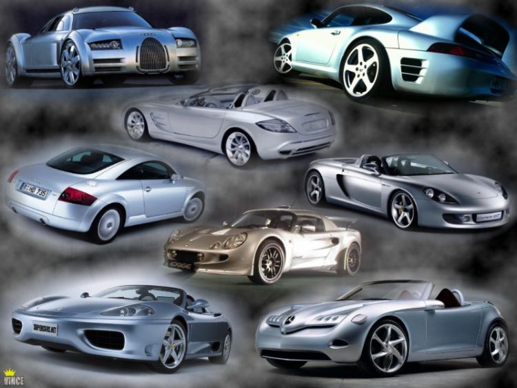 Fonds d'cran Voitures Divers Sports Cars montage 2