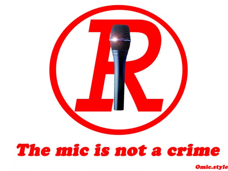 Fonds d'cran Humour Fausses pubs the mic is not a crime