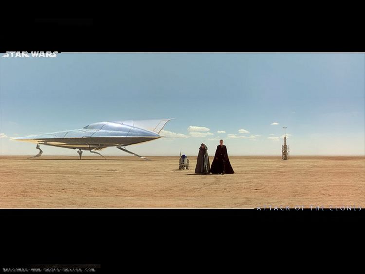 Wallpapers Movies Star Wars : Episode II - Attack of the Clones SW Design' - Arriv sur Tatooin