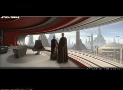 Fonds d'cran Cinma SW Design' - Palpatine et Anakin