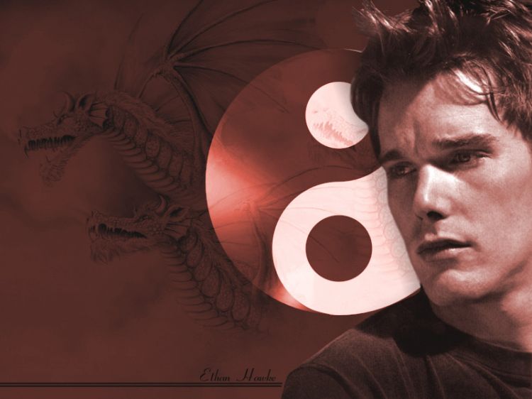 Fonds d'cran Clbrits Homme Ethan Hawke Red dragon knight