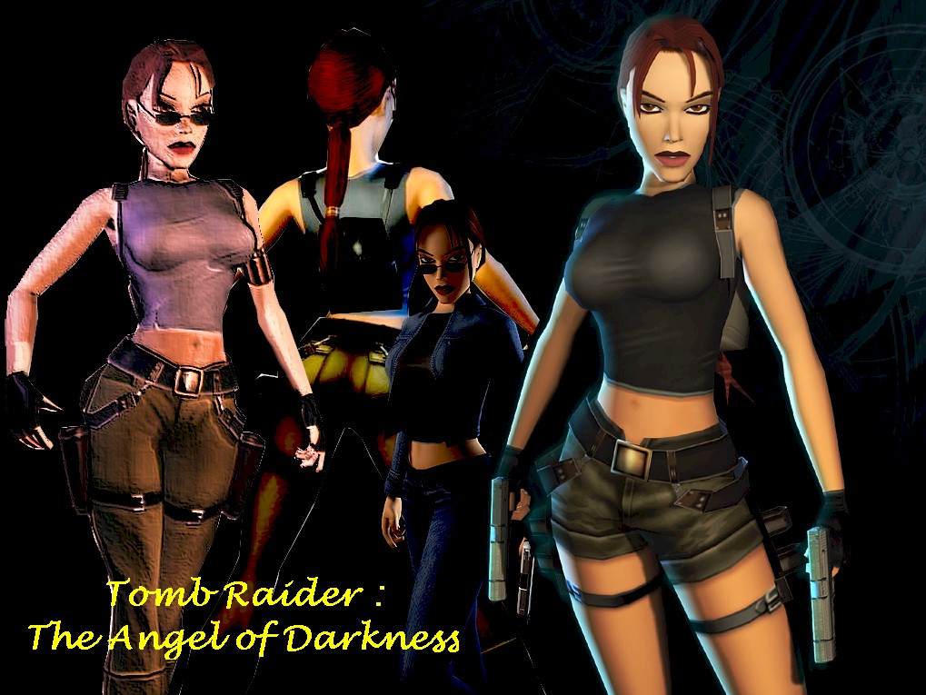 Fonds d'cran Jeux Vido Tomb Raider Lara Croft, the angel of Darkness