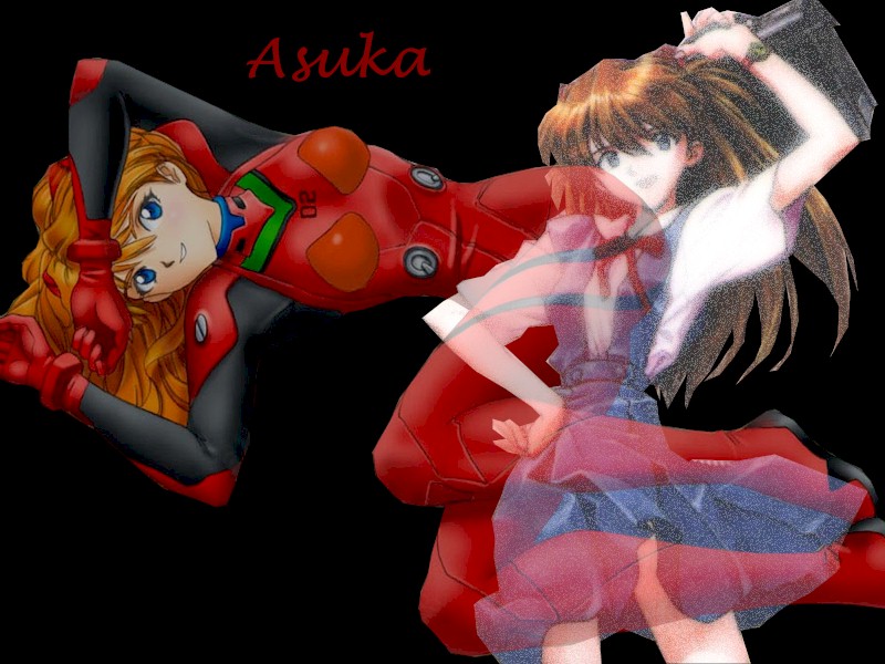 Fonds d'cran Dessins Anims Evangelion Asuka