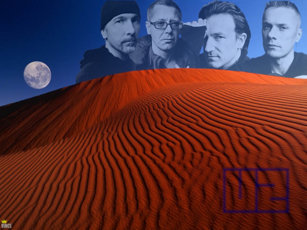 Wallpapers Music U2 U2 dans le dsert rouge