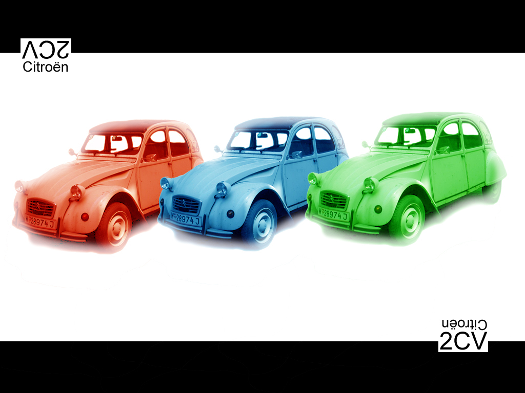 Wallpapers Cars Citron 2CV - PopArt