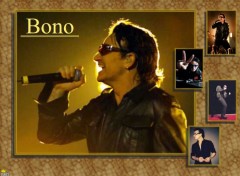 Fonds d'cran Musique Bono in spotlight