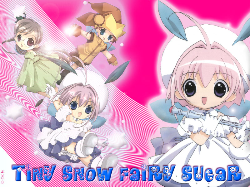 Fonds d'cran Manga Tiny Snow Fairy Sugar Tiny Snow Fairy Sugar : P i n k