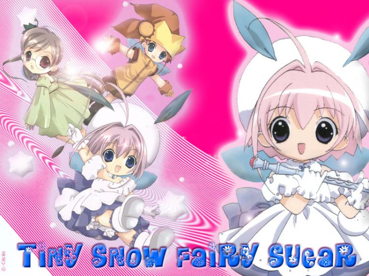 Fonds d'cran Manga Tiny Snow Fairy Sugar Tiny Snow Fairy Sugar : P i n k