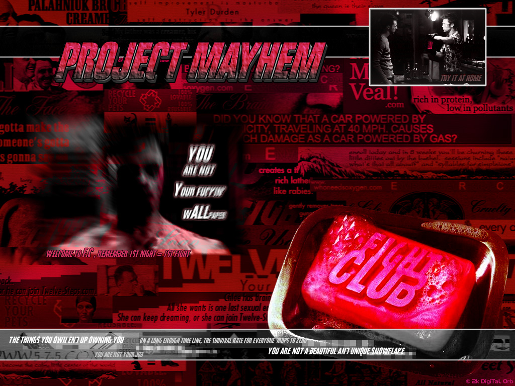 Wallpapers Movies Fight Club FIGHT CLUB - Projekt Mayhem