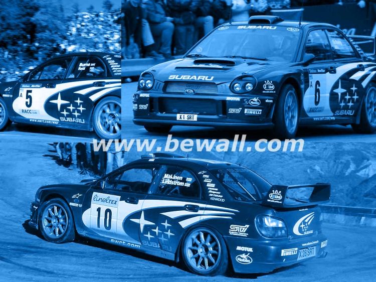 Fonds d'cran Sports - Loisirs Rallye Subaru WRC by bewall.com