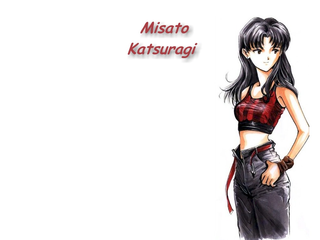 Fonds d'cran Dessins Anims Evangelion Misato Katsuragi