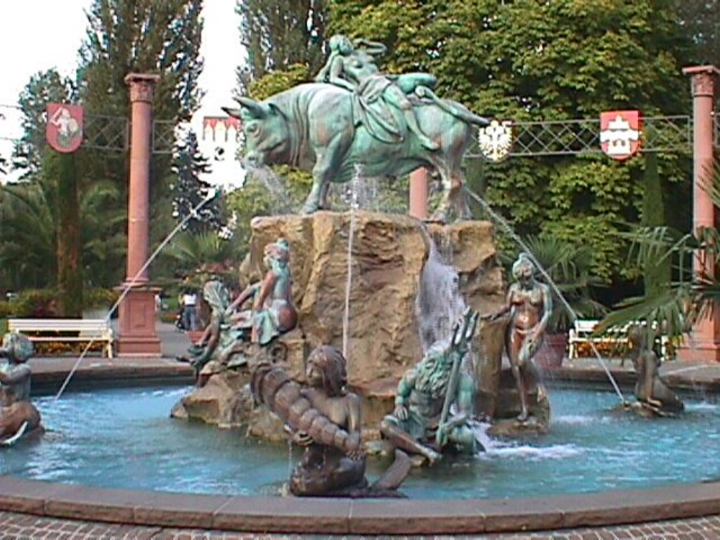 Wallpapers Constructions and architecture Fountains - Water Jets Europa Park (Allemagne)