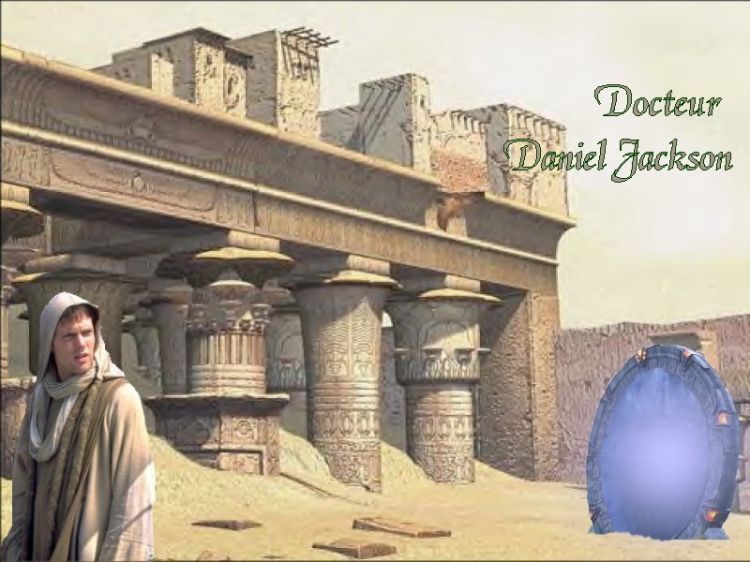 Fonds d'cran Sries TV Stargate Daniel Jackson en egypte