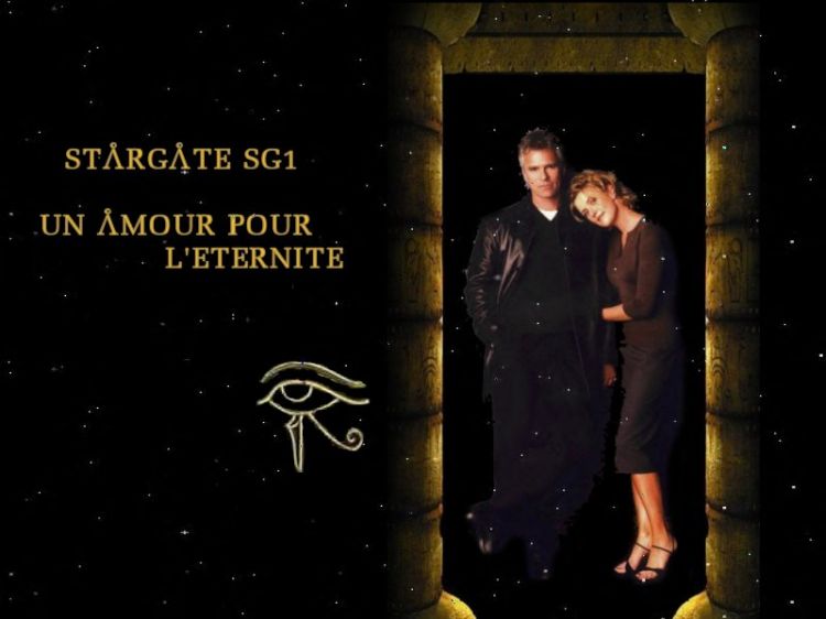 Wallpapers TV Soaps Stargate Sam et Jack en egypte