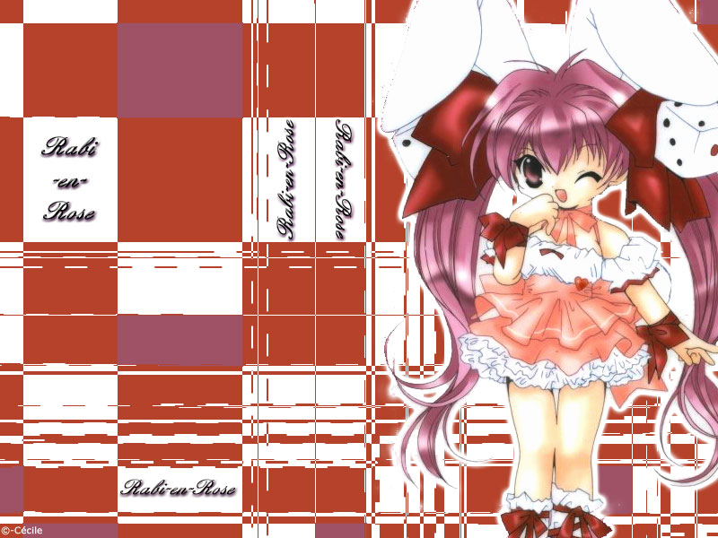 Fonds d'cran Manga DiGi Charat Rabi~en~Rose