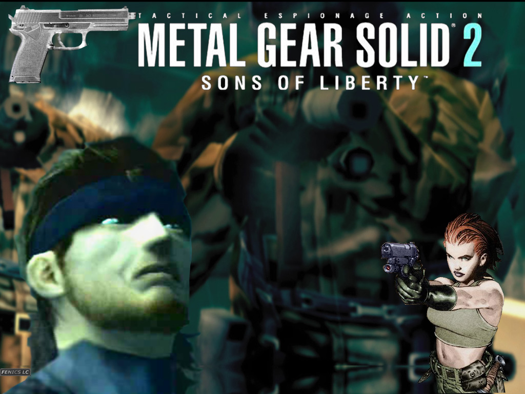 Fonds d'cran Jeux Vido Metal Gear Solid 2 - Sons Of Liberty Snake as James ?