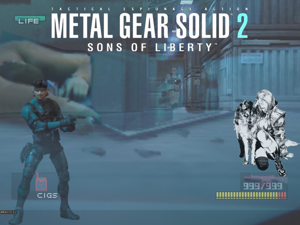 Wallpapers Video Games Metal Gear Solid 2 - Sons Of Liberty Snake in the snow