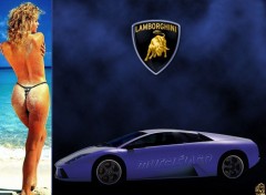 Fonds d'cran Erotic Art Murcielago Pin-Up