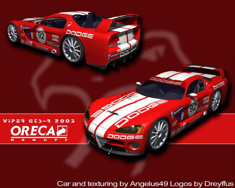 Fonds d'cran Voitures Viper Viper GTS-R TEAM ORECA