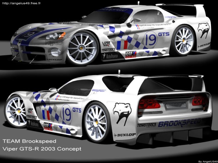 Fonds d'cran Voitures Viper Viper GTS-R TEAM BROOKSPEED