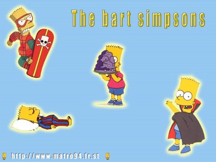 Fonds d'cran Dessins Anims Les Simpsons The Bart Simpsons