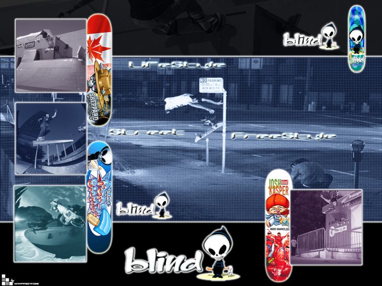 Fonds d'cran Sports - Loisirs Skate - Roller Blind SkateBoard