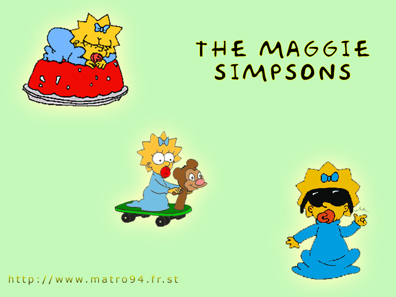 Fonds d'cran Dessins Anims Les Simpsons The Maggie Simpsons