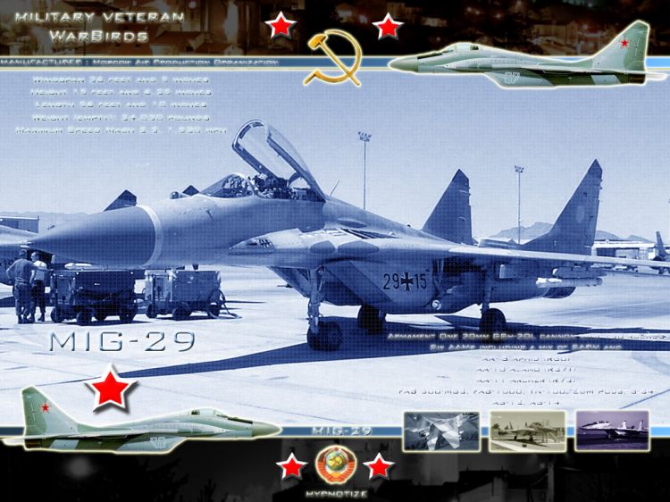 Fonds d'cran Avions Avions militaires MIG-29