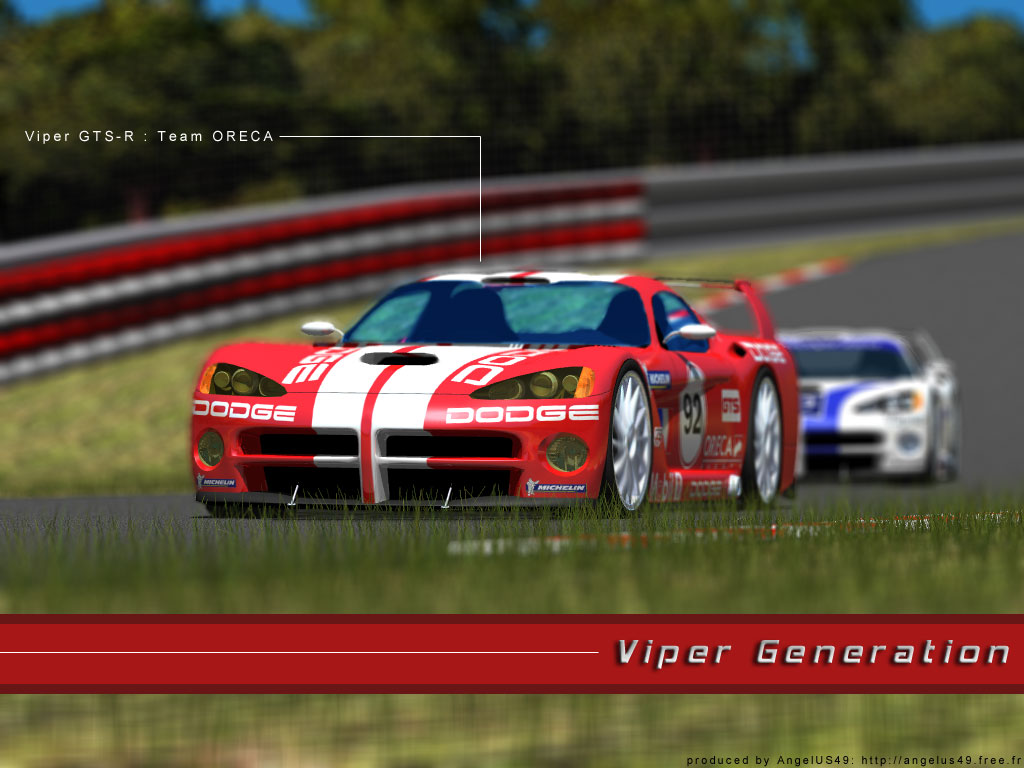 Wallpapers Cars Viper Viper GTS-R TEAM ORECA