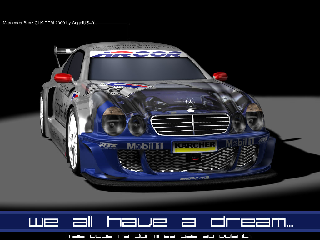 Fonds d'cran Voitures Mercedes Mercedes-Benz CLK-DTM 2000