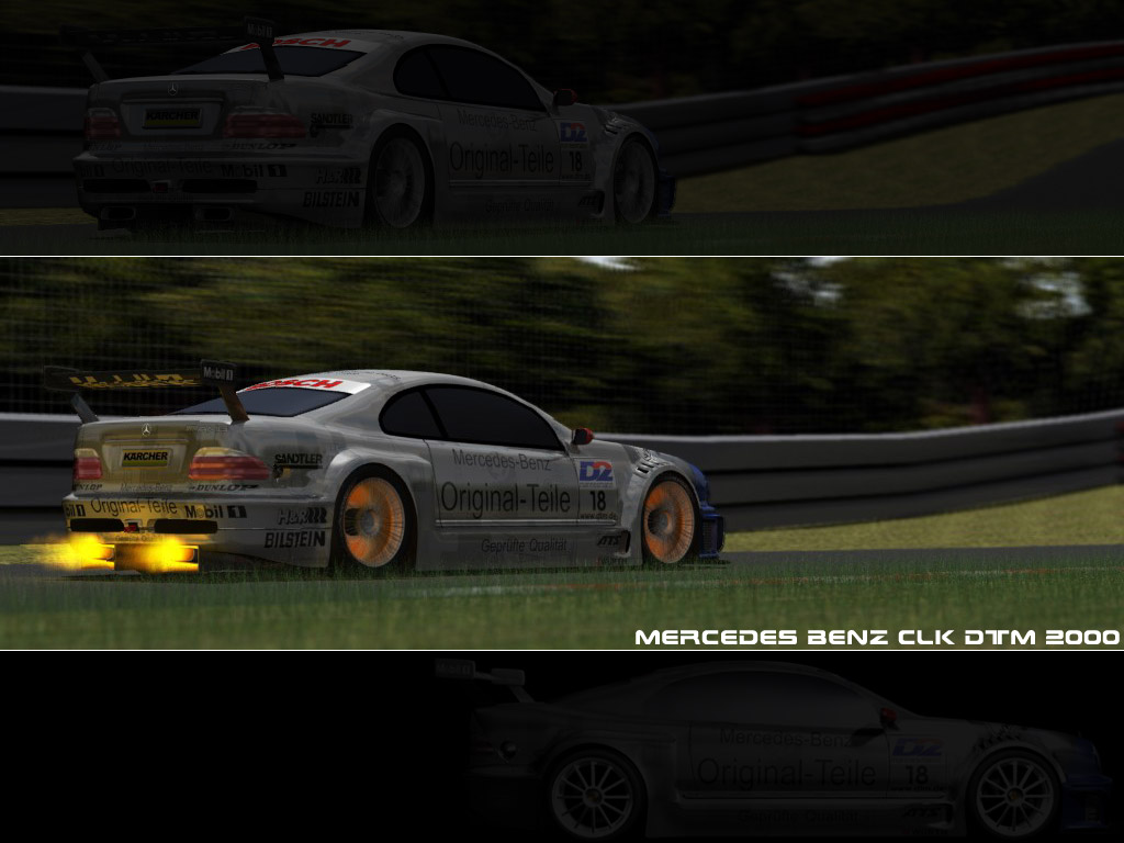 Wallpapers Cars Mercedes Mercedes-Benz CLK-DTM 2000