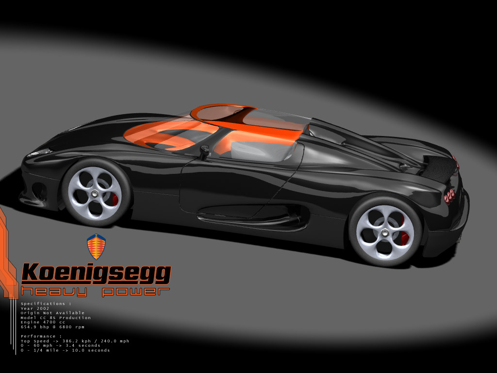 Fonds d'cran Art - Numrique 3D - Divers Koenigsegg