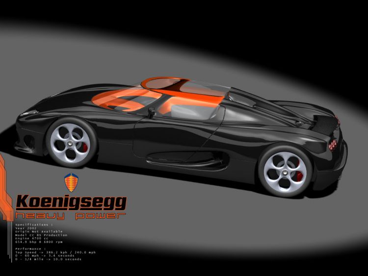 Fonds d'cran Art - Numrique 3D - Divers Koenigsegg