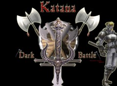 Fonds d'cran Manga Katana Dark Battle