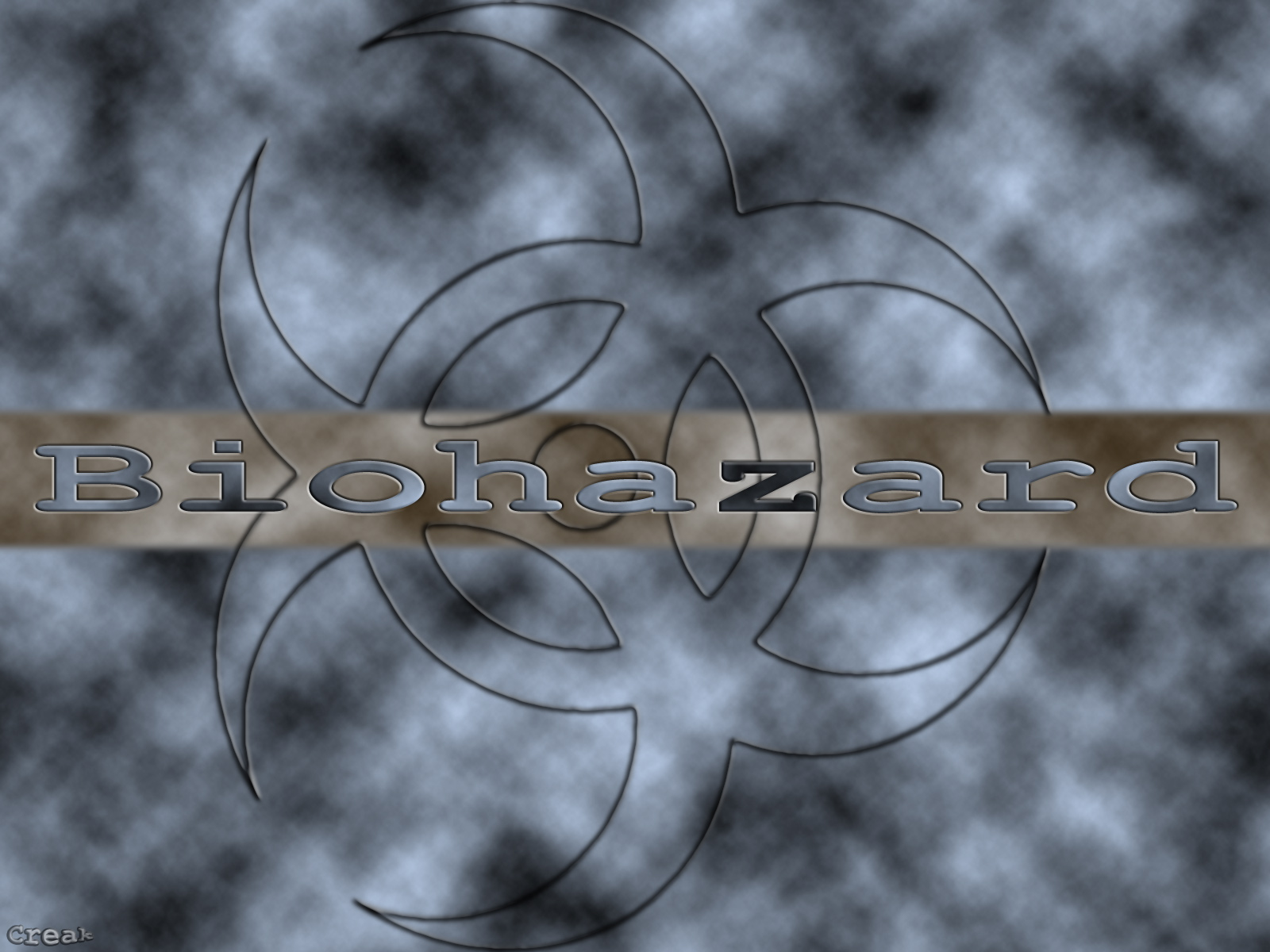 Wallpapers Digital Art Abstract Biohazard [invert]