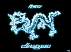 Fonds d'cran Art - Numrique Dragon de glace