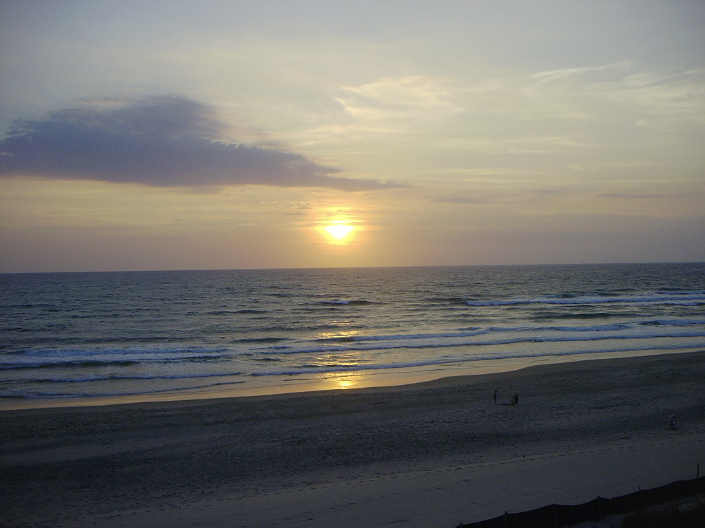 Fonds d'cran Nature Couchers et levers de Soleil Biscarosse (Landes)