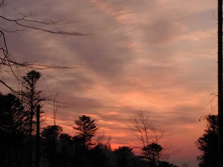 Fonds d'cran Nature Couchers et levers de Soleil Coucher de soleil sur les Vosges