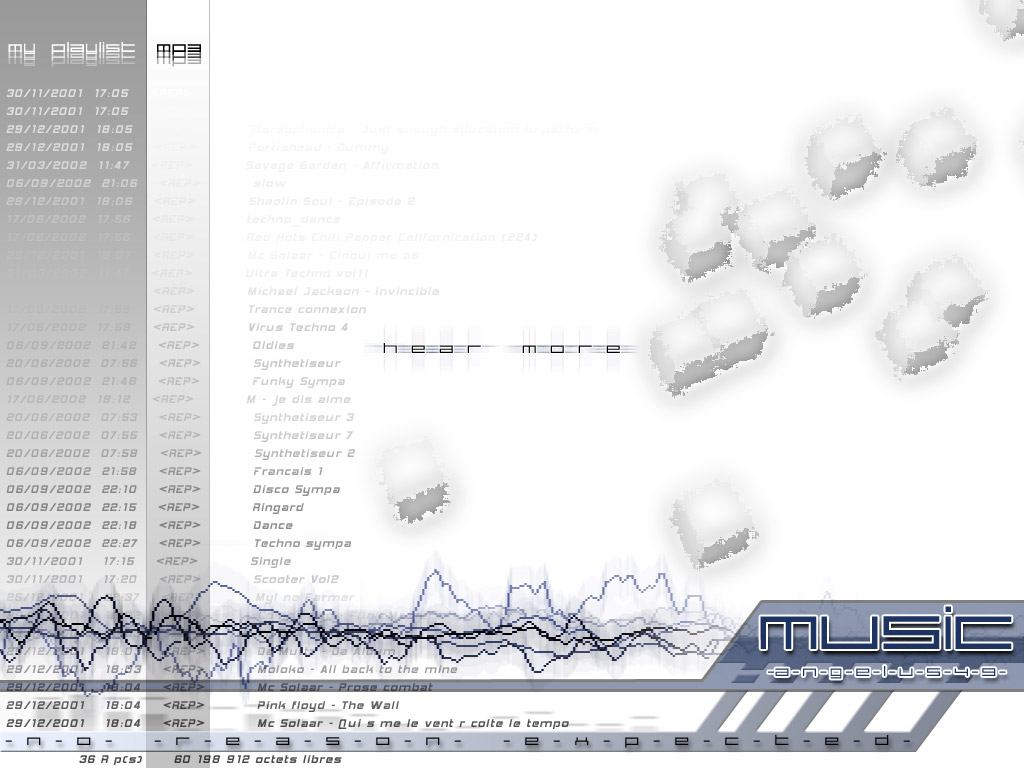 Fonds d'cran Art - Numrique Abstrait Music