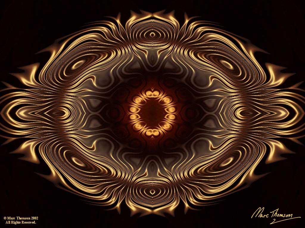 Wallpapers Digital Art Abstract Gold 1