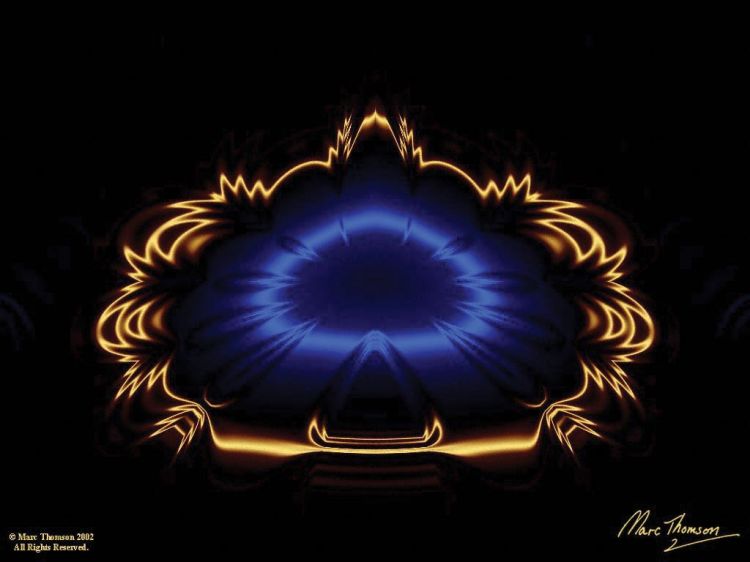 Wallpapers Digital Art Abstract BlueFlash 23