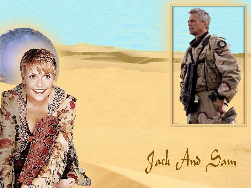 Fonds d'cran Sries TV Stargate Jack And Sam