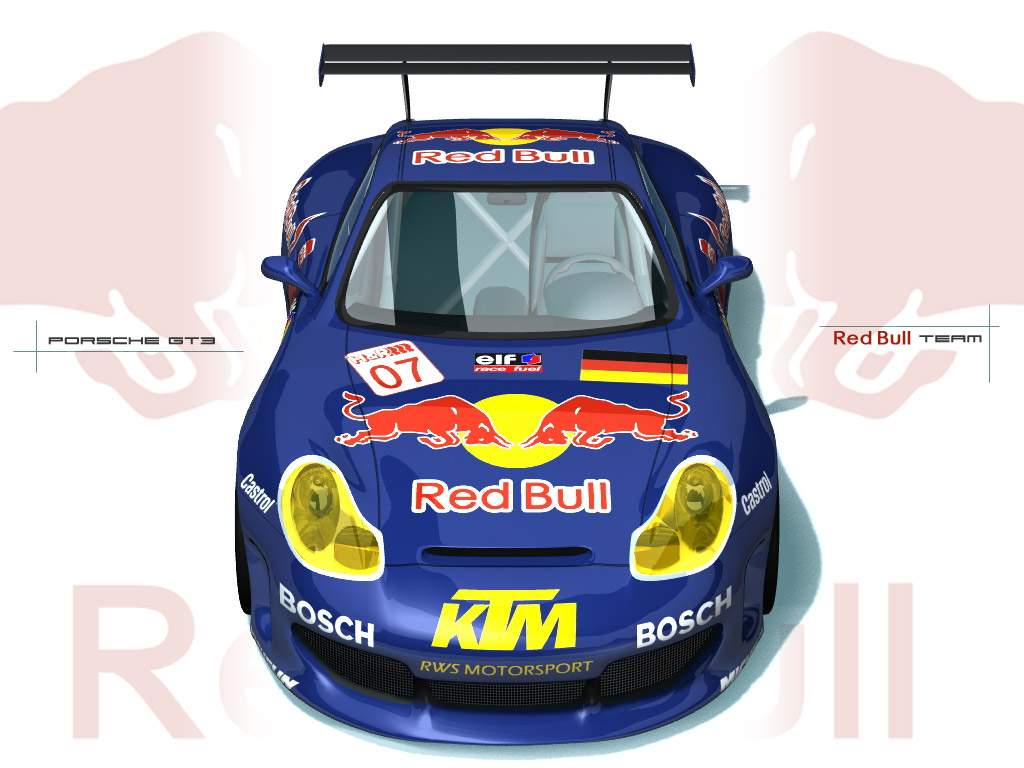 Fonds d'cran Voitures Porsche -- Red Bull --