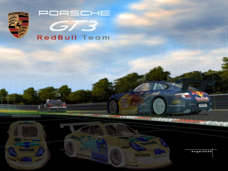 Wallpapers Cars Porsche -- Red Bull --