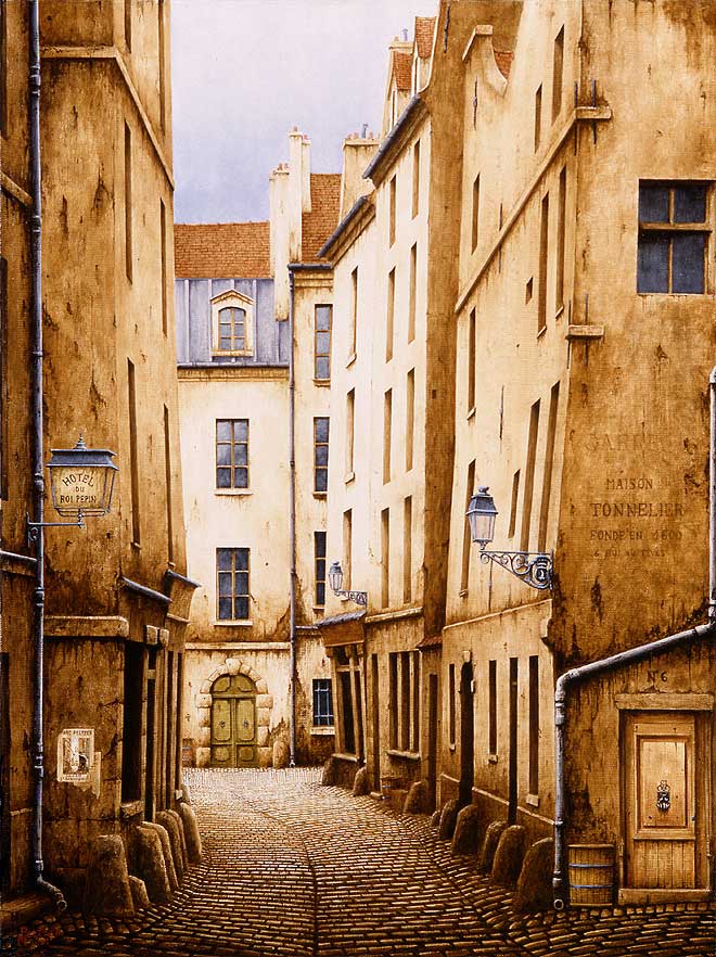 Wallpapers Art - Painting Landscapes - Misc rue aux fves