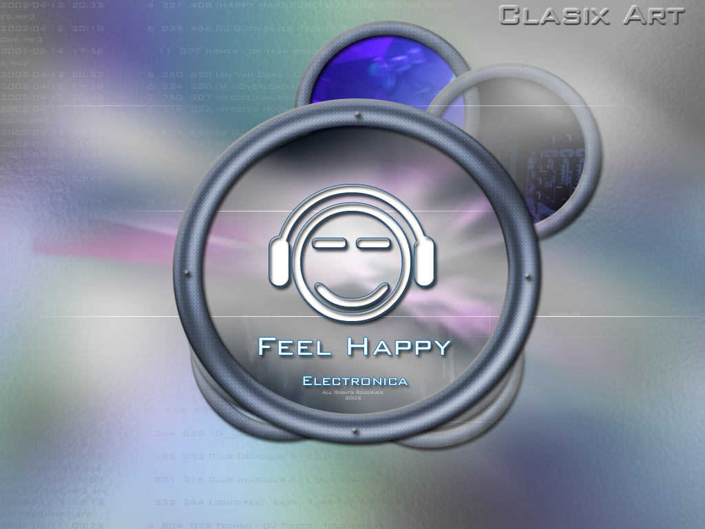 Fonds d'cran Musique Electronica Feel Happy