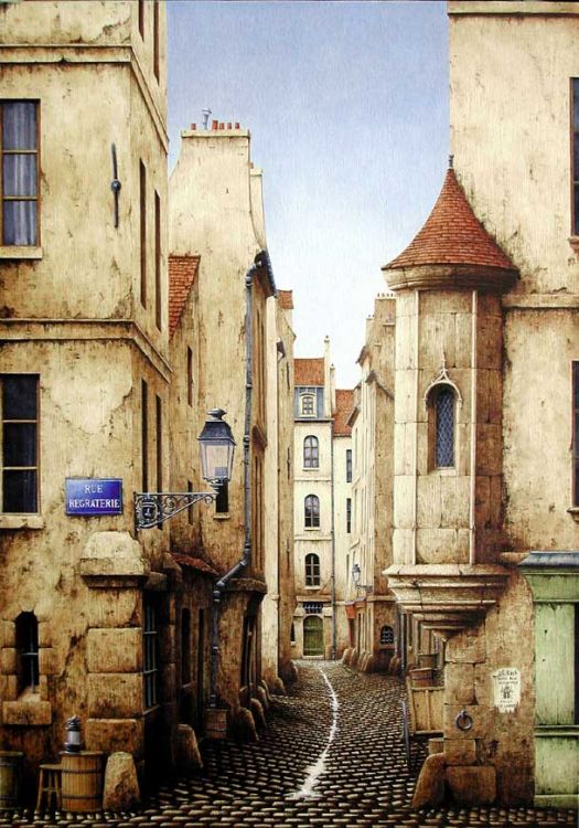 Wallpapers Art - Painting Landscapes - Misc rue st Pierre-aux-boeufs