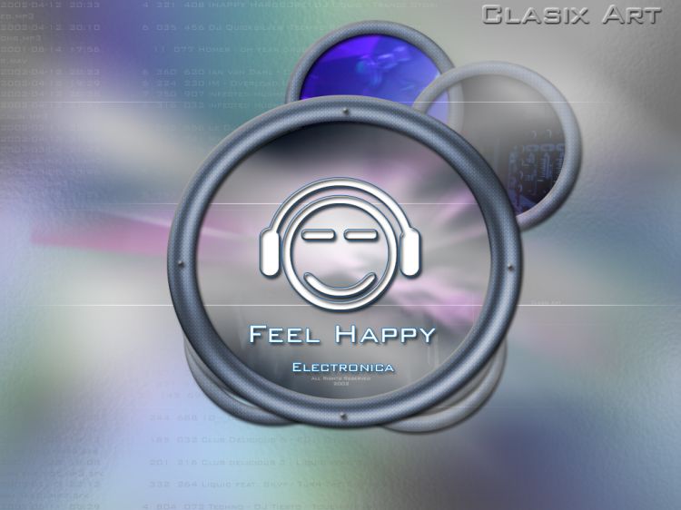 Fonds d'cran Musique Electronica Feel Happy