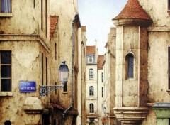 Wallpapers Art - Painting rue st Pierre-aux-boeufs